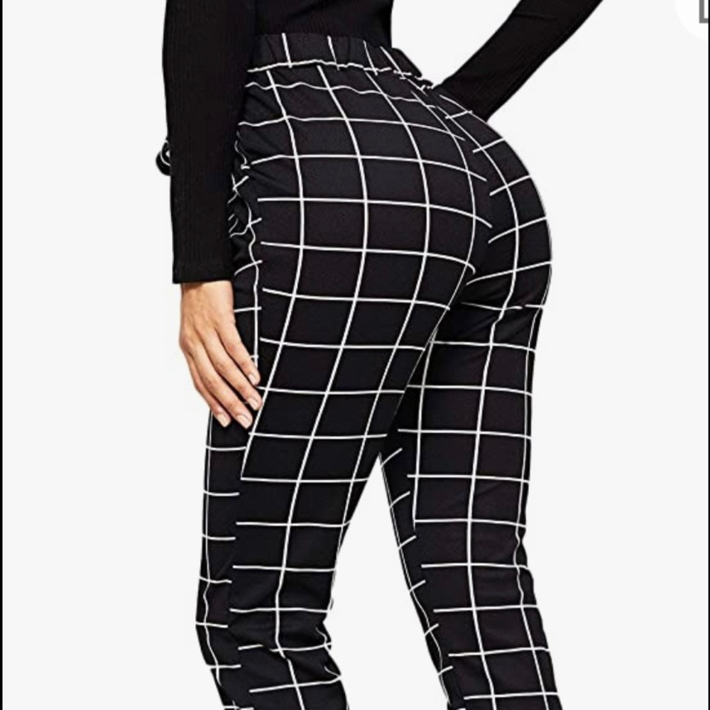 Black and White pants